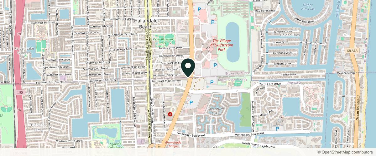 Map showing the exact location of Complete Dermatology at 21550 Biscayne Blvd Ste 131, Aventura, FL 33180