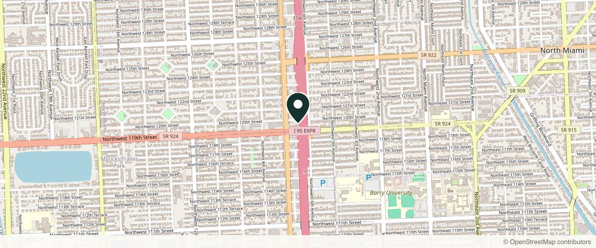 Map showing the exact location of Comprehensive Medical Aesthetics at 650 NW 120th St Suite 2, North Miami, FL 33168, USA