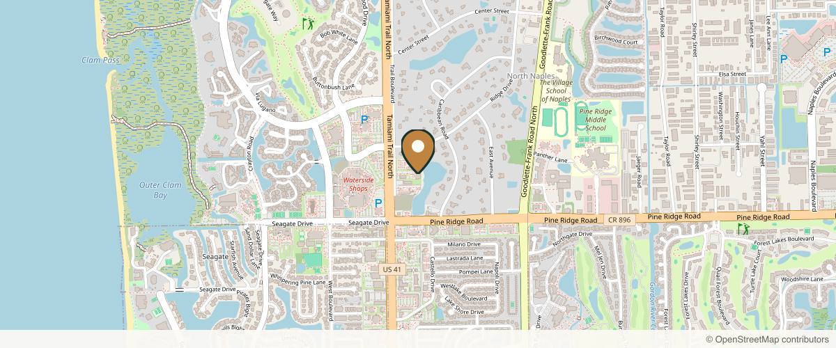 Map showing the exact location of D-Lux Medspa at 6100 Trail Blvd Ste 205, Naples, FL 34108, USA