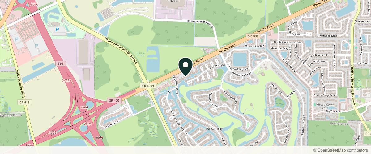 Map showing the exact location of Daytona Medspa at 1118 Pelican Bay Dr, Daytona Beach, FL 32119, USA
