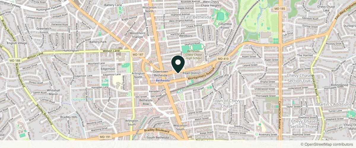 Map showing the exact location of Defy Aesthetic at 4520 East-West Hwy Ste 620, Bethesda, MD 20814, USA