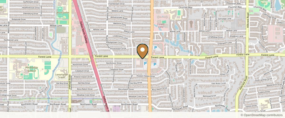 Map showing the exact location of dermani MEDSPA® Preston Hollow at 11661 Preston Rd Ste 210, Dallas, TX 75230, USA