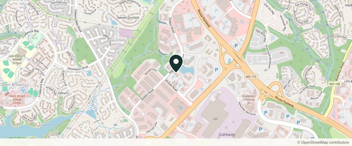 Map showing the exact location of Dermatology & Advanced Skin Care at 8890 McGaw Rd Ste 150, Columbia, MD 21045, USA