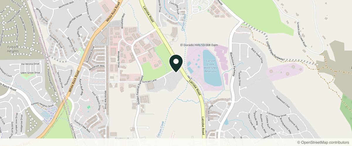Map showing the exact location of Dignity Medical Aesthetics & Wellness at 1200 Suncast Ln #5, El Dorado Hills, CA 95762, USA