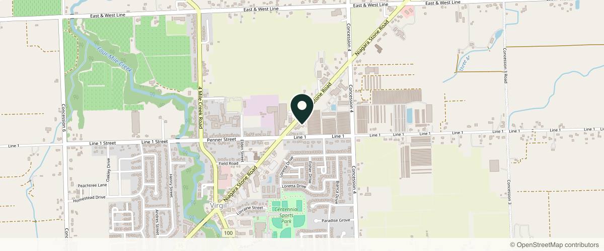 Map showing the exact location of Diosa Beauty Clinic at 1627 Niagara Stone Rd, Niagara-on-the-Lake, ON L0S 1T0, Canada
