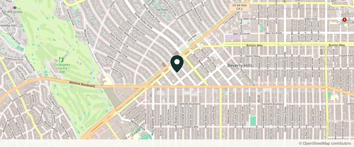 Map showing the exact location of Divina Dermatology & Cosmetic Center Beverly Hills at 436 N Bedford Dr #303, Beverly Hills, CA 90210