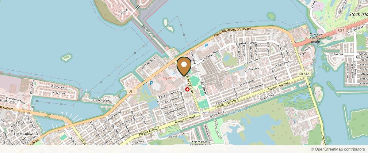 Map showing the exact location of Divine Medical Spa at 1010 Kennedy Dr Ste 203, Key West, FL 33040, USA