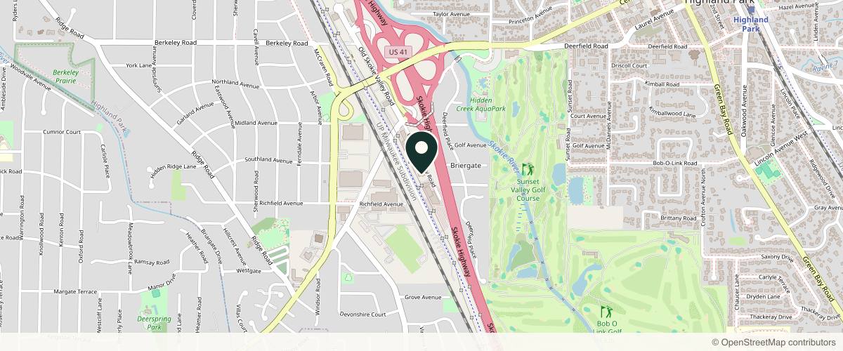 Map showing the exact location of DK Aesthetics Highland Park at 1280 Old Skokie Valley Rd, Highland Park, IL 60035, USA