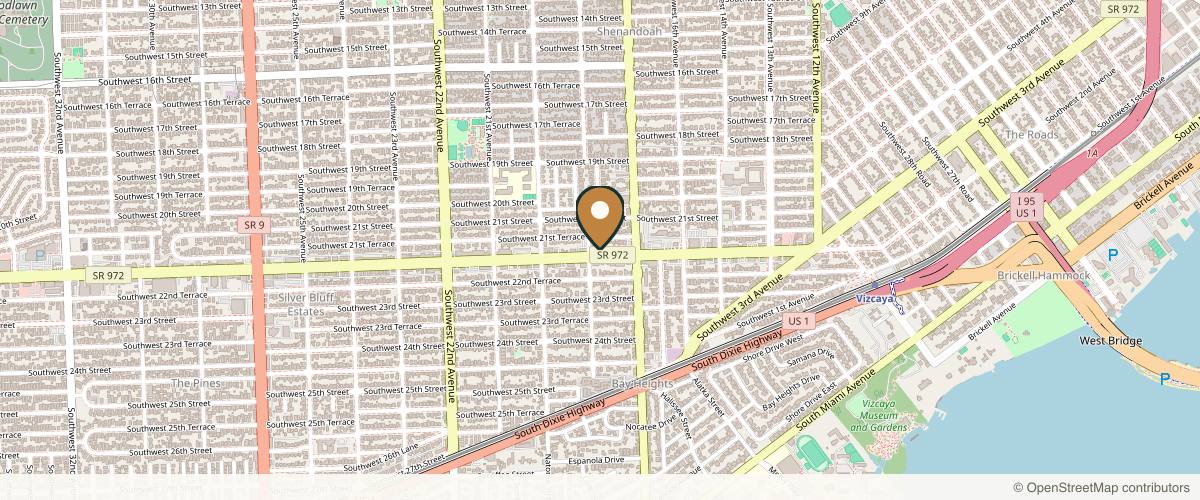 Map showing the exact location of DNAge Medical at 1771 Coral Wy, Miami, FL 33145, USA