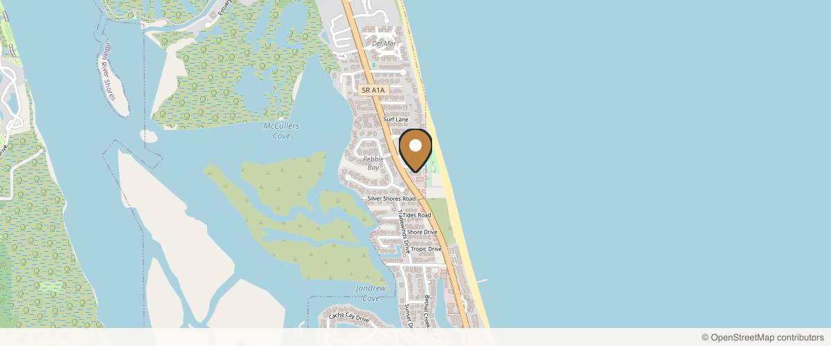 Map showing the exact location of Dr. Alan Durkin MD at Ocean Drive Plastic Surgery at 5070 Jimmy Buffett Mem Hwy Ste A, Vero Beach, FL 32963, USA