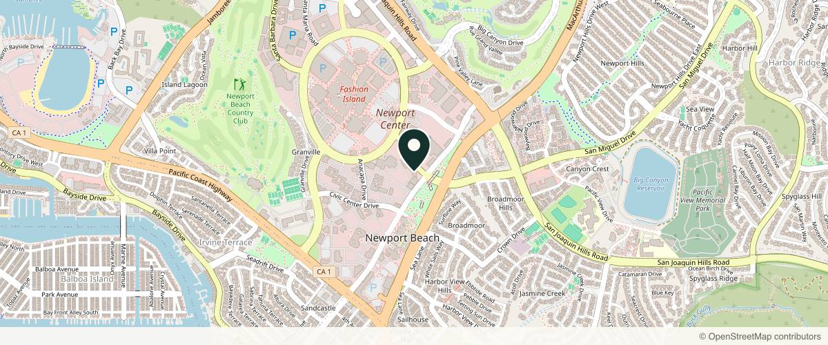 Map showing the exact location of Dr. Jennifer Armstrong | ArmstrongMD at 369 San Miguel Dr Ste 235, Newport Beach, CA 92660