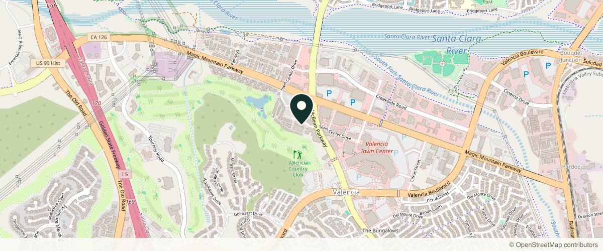 Map showing the exact location of Dr Julie Med Spa and Clinic at 24510 Town Center Dr Unit 250 Room 15, Santa Clarita, CA 91355, USA