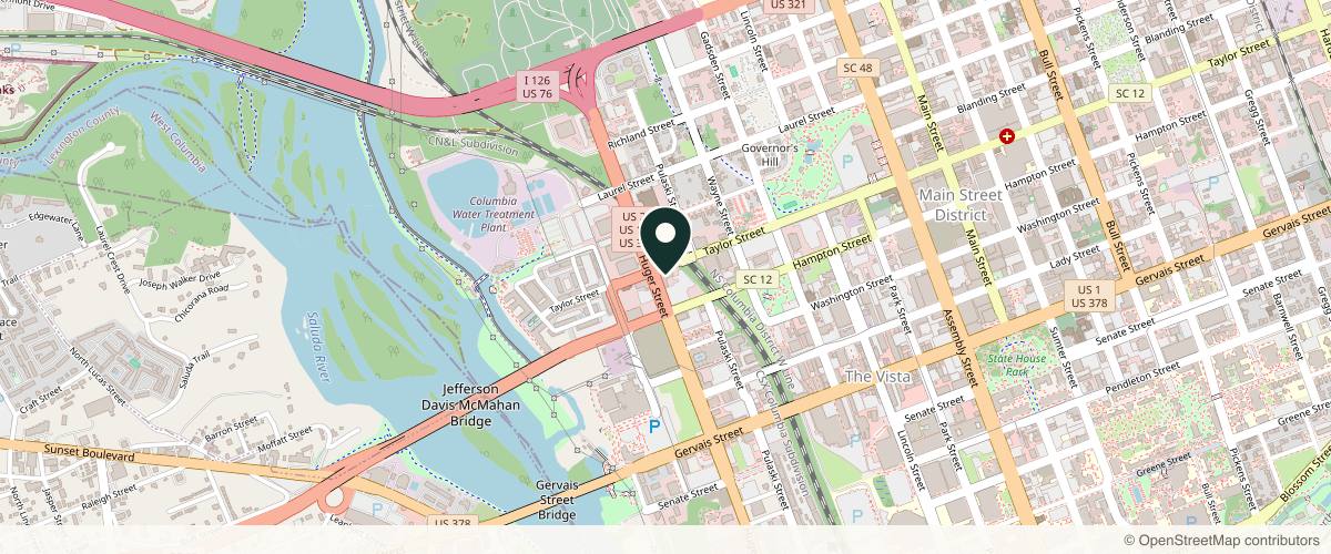 Map showing the exact location of Dr. Leah Spring at 500 Taylor St Ste 400, Columbia, SC 29201