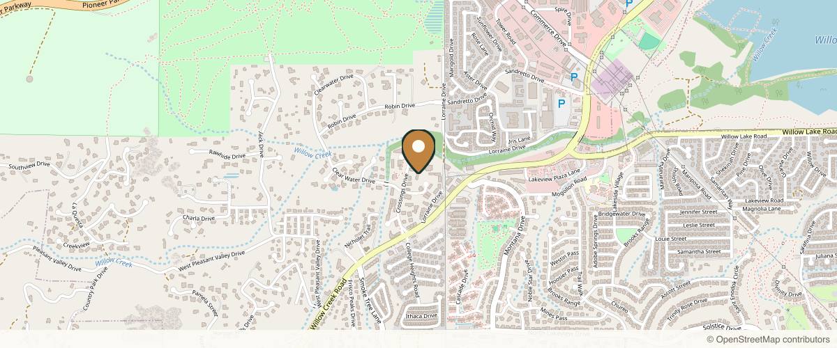 Map showing the exact location of Dr. Maryam Emami, MD at 3769 Crossings Dr Ste B, Prescott, AZ 86305, USA
