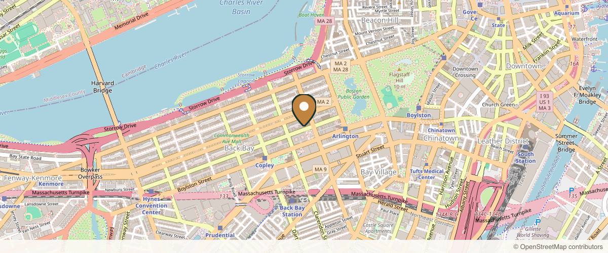 Map showing the exact location of Dr. Sean Doherty - Plastic Surgery at 69 Newbury St 5th floor, Boston, MA 02116, USA