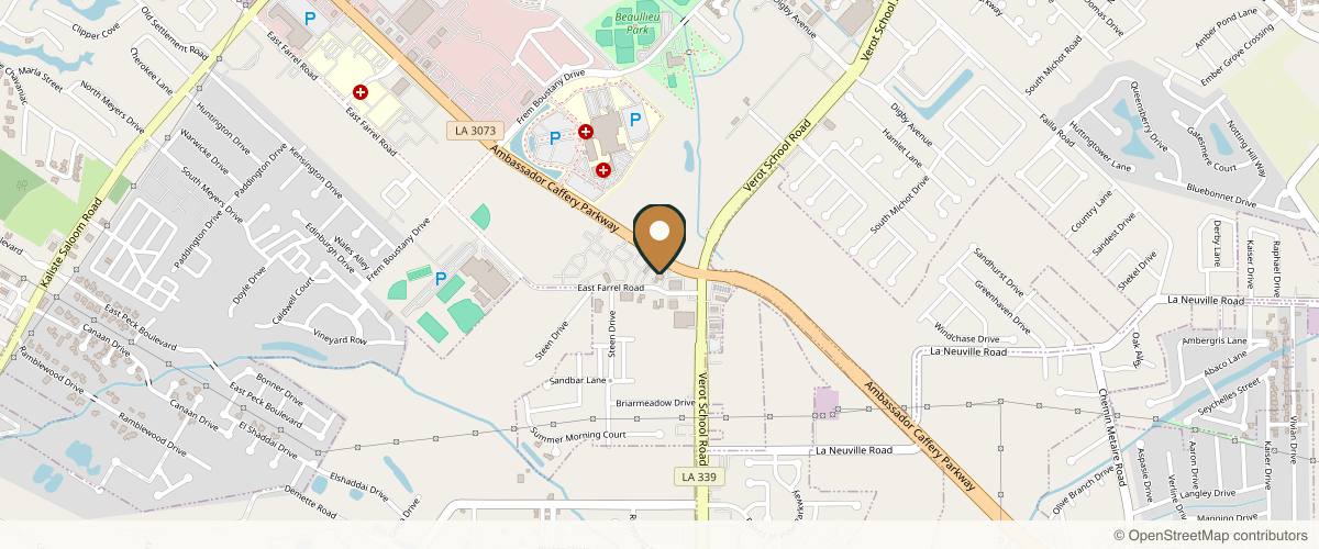 Map showing the exact location of Dr. Yamen S. Korab, MD at 5040 Ambassador Caffery Pkwy #200, Lafayette, LA 70508, USA