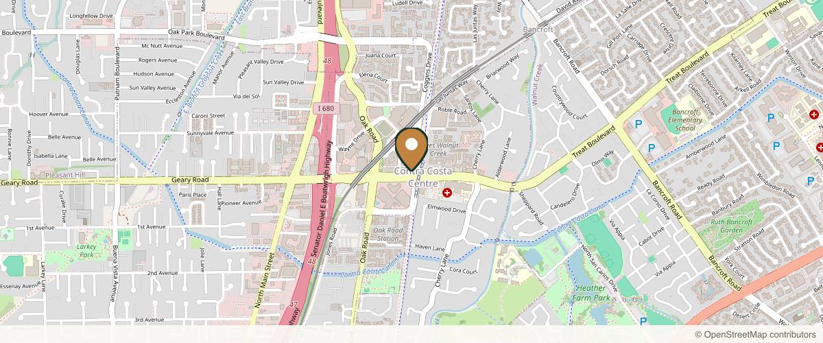 Map showing the exact location of Dream Body Medspa - Walnut Creek at 7000 Sunne Ln suite 112 studio 101, Walnut Creek, CA 94597, USA