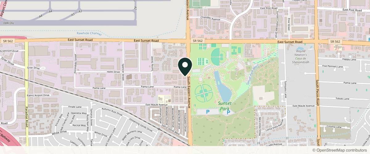 Map showing the exact location of Dr.Rashin.MedSpa at 6725 S Eastern Ave Ste 3, Las Vegas, NV 89119, USA