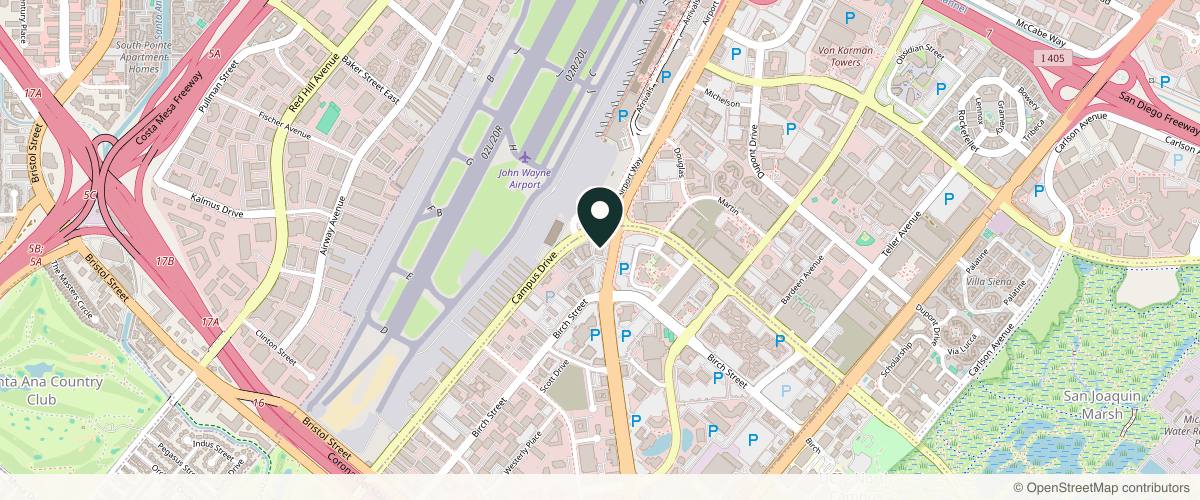 Map showing the exact location of E&G Aesthetic Institute - Plastic Surgery & Med Spa Newport Beach at 4667 MacArthur Blvd Ste 220, Newport Beach, CA 92660, USA