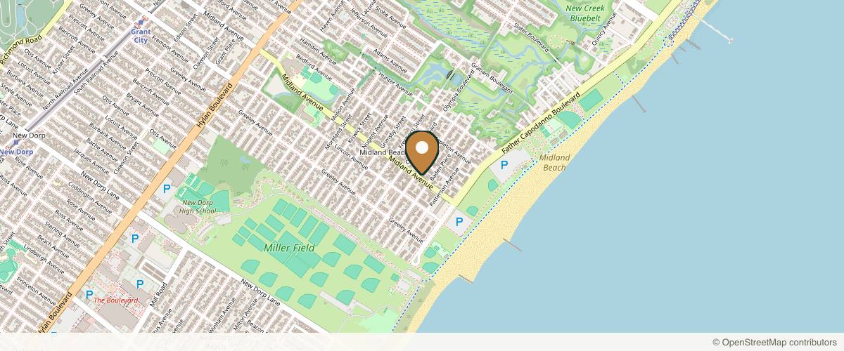 Map showing the exact location of Eclipse AestheticsSI at 595 Midland Ave Ste A, Staten Island, NY 10306, USA