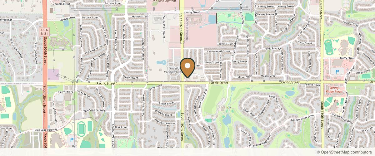 Map showing the exact location of Elite Aesthetics By Jackie at 1017 S 192nd St Ste 10, Elkhorn, NE 68022, USA