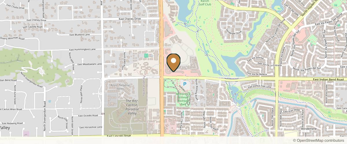 Map showing the exact location of Elite Medspa Scottsdale at 7001 N Scottsdale Rd #164, Scottsdale, AZ 85253, USA