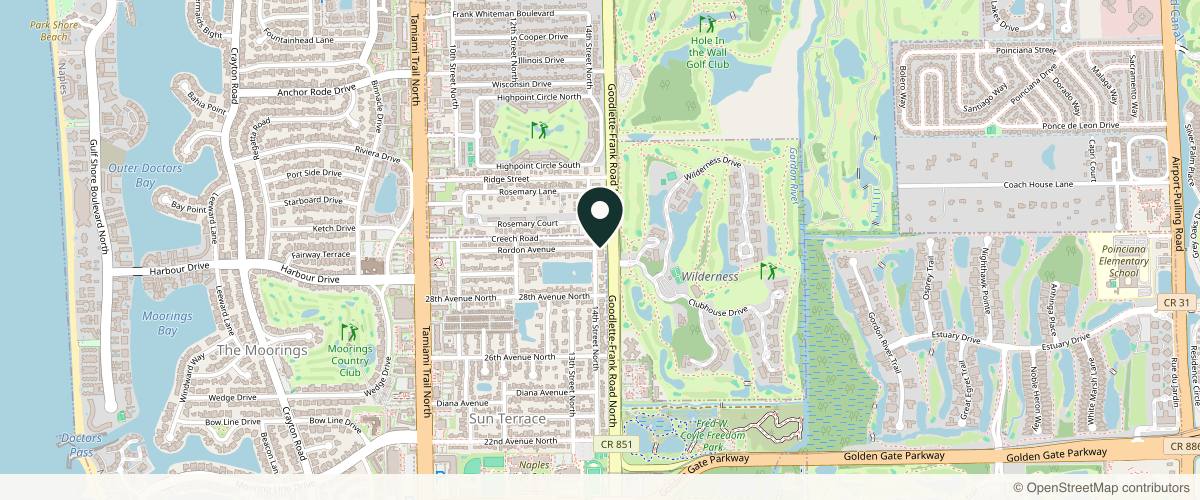 Map showing the exact location of ELIXIR Medical Spa at 2977 Goodlette-Frank Rd Unit 41, Naples, FL 34103, USA