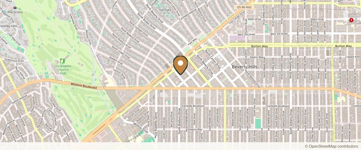 Map showing the exact location of Emana Medical at 436 N Bedford Dr #304, Beverly Hills, CA 90210, USA