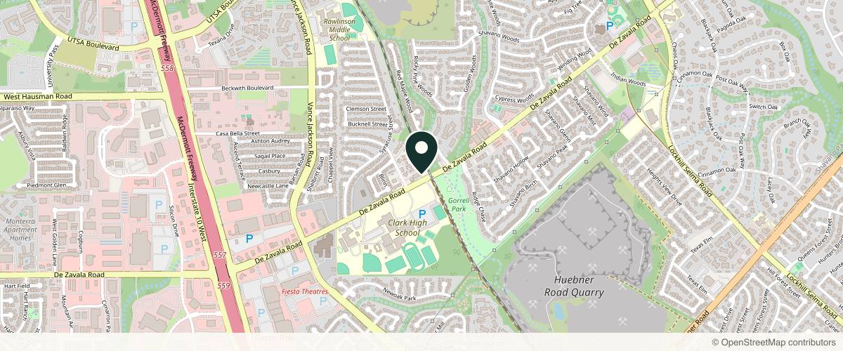 Map showing the exact location of Enhanced Beauty and Aesthetics-:Weight loss, botox at 4939 De Zavala Rd #104, San Antonio, TX 78249, USA
