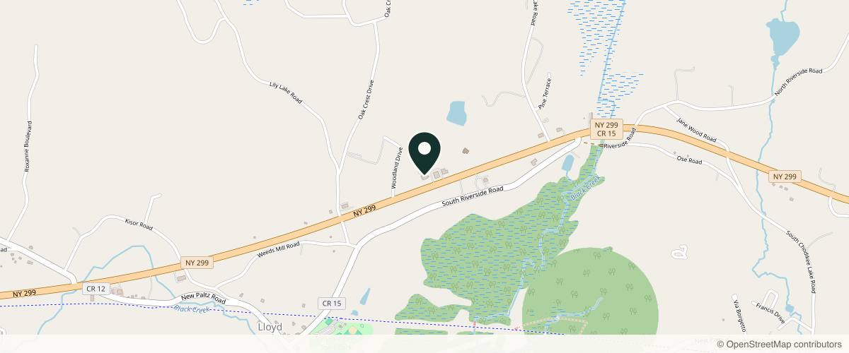 Map showing the exact location of Essence Medispa at 222 NY-299 Suite A, Highland, NY 12528, USA
