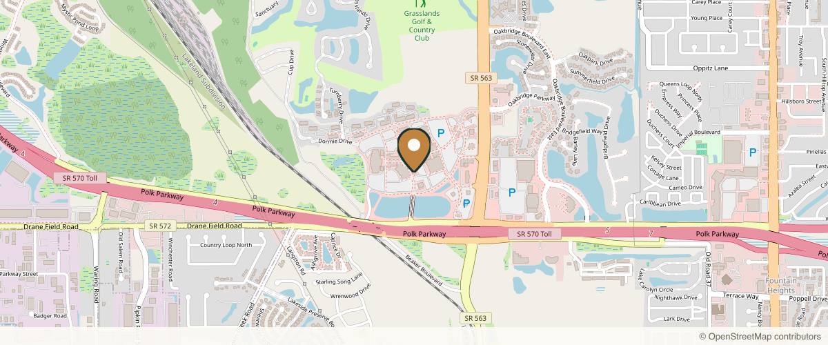 Map showing the exact location of Esthetica Medspa Lakeland at 1490 Town Center Dr N116, Lakeland, FL 33803, USA