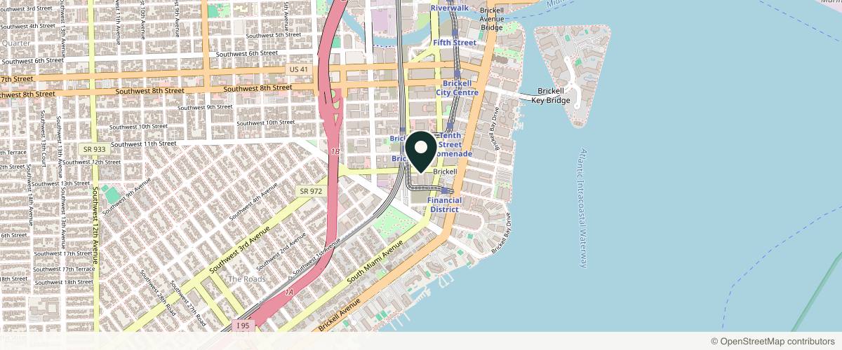 Map showing the exact location of Euphoria Aesthetics at 40 SW 13th St #404, Miami, FL 33130, USA