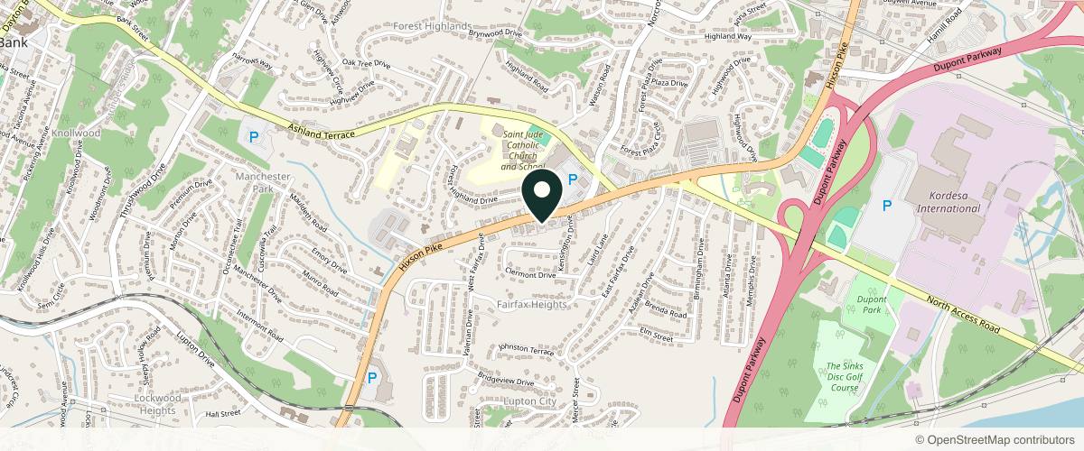 Map showing the exact location of EURO Med Spa at 3888 Hixson Pike, Chattanooga, TN 37415, USA