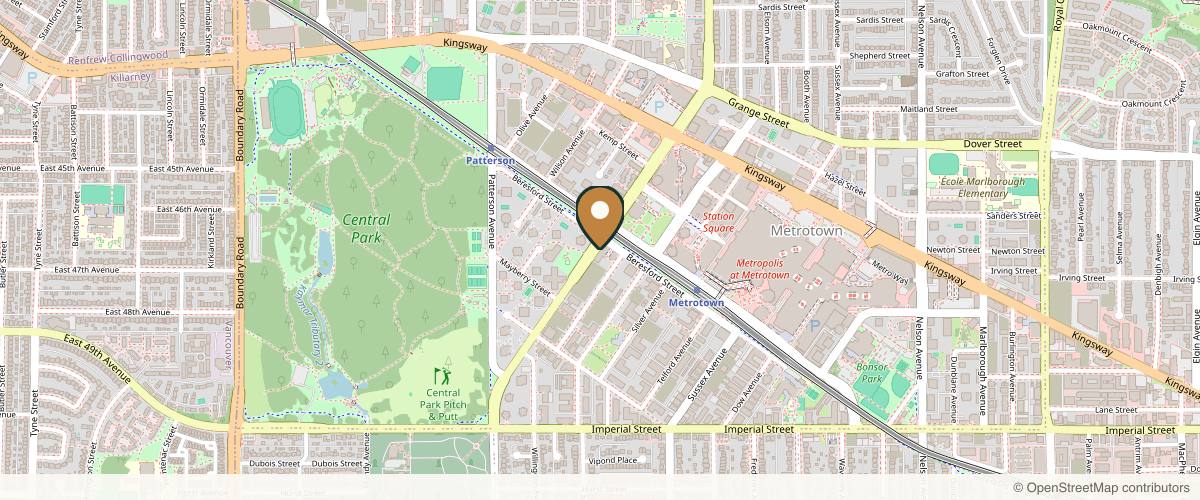 Map showing the exact location of EverYoung Laser & Skin Care Centre - Burnaby Botox Clinic at 6200 Willingdon Ave, Burnaby, BC V5H 0G3, Canada