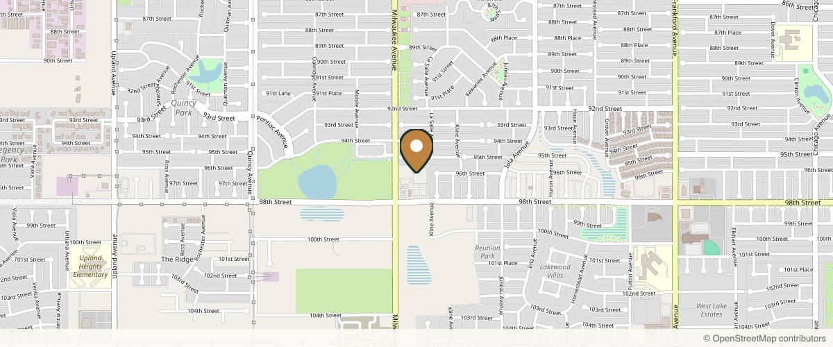 Map showing the exact location of Evolve Aesthetics & Wellness at 6414 98th St #200, Lubbock, TX 79424, USA