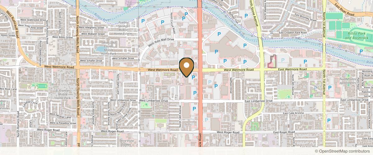 Map showing the exact location of Face to Face Spa at Tucson at 4343 N Oracle Rd #189, Tucson, AZ 85705, USA