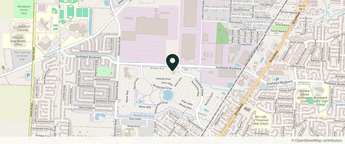 Map showing the exact location of Fade Aesthetics And Wellness at 3621 Southwest Blvd Suite 106, Grove City, OH 43123, USA