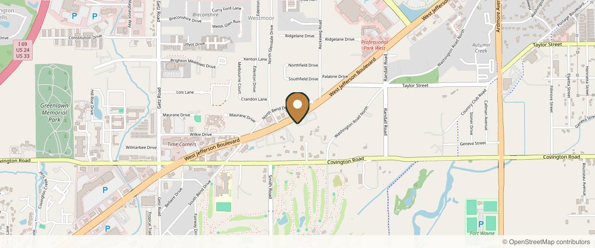 Map showing the exact location of Femme Medical & Spa at 5015 W Jefferson Blvd, Fort Wayne, IN 46804, USA