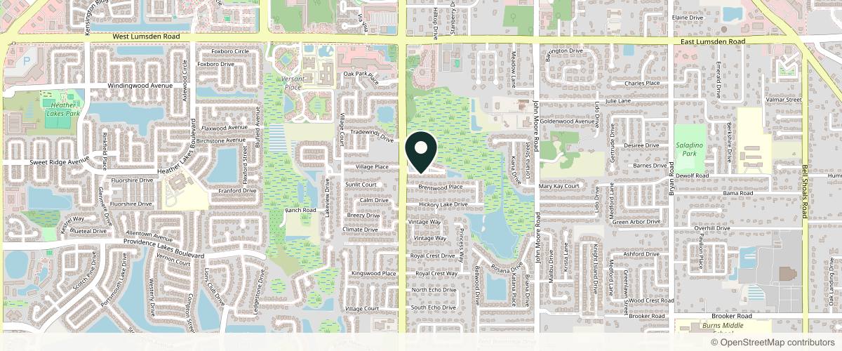 Map showing the exact location of Florida Aesthetics and Wellness at 1767 S Kings Ave, Brandon, FL 33511, USA