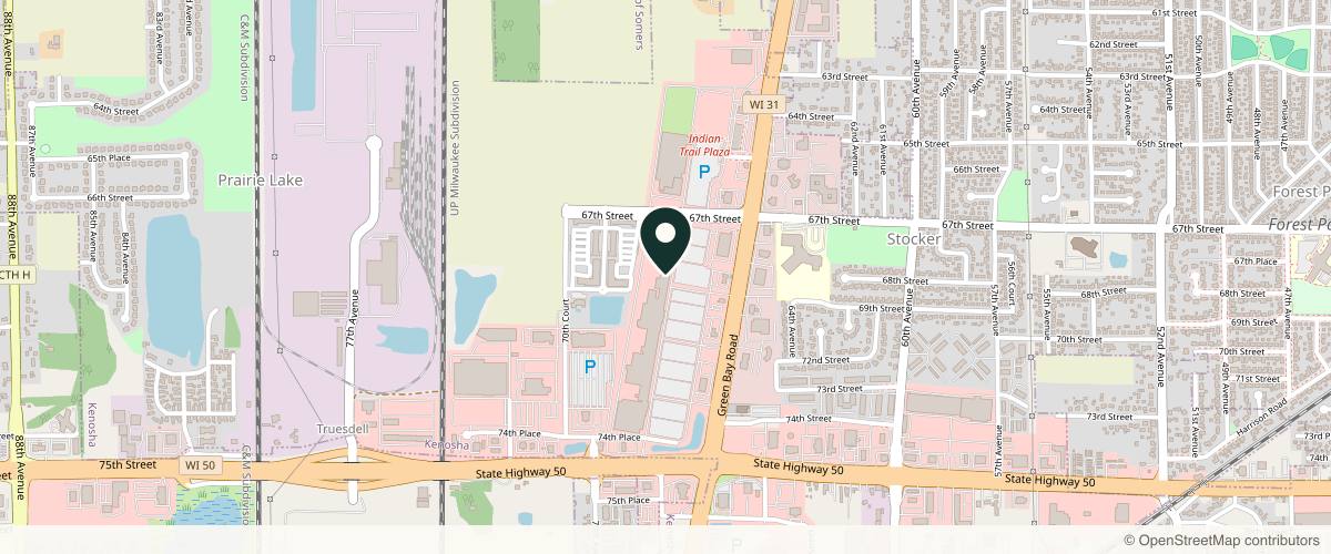 Map showing the exact location of Forever You at 6920 Green Bay Rd #2, Kenosha, WI 53142, USA