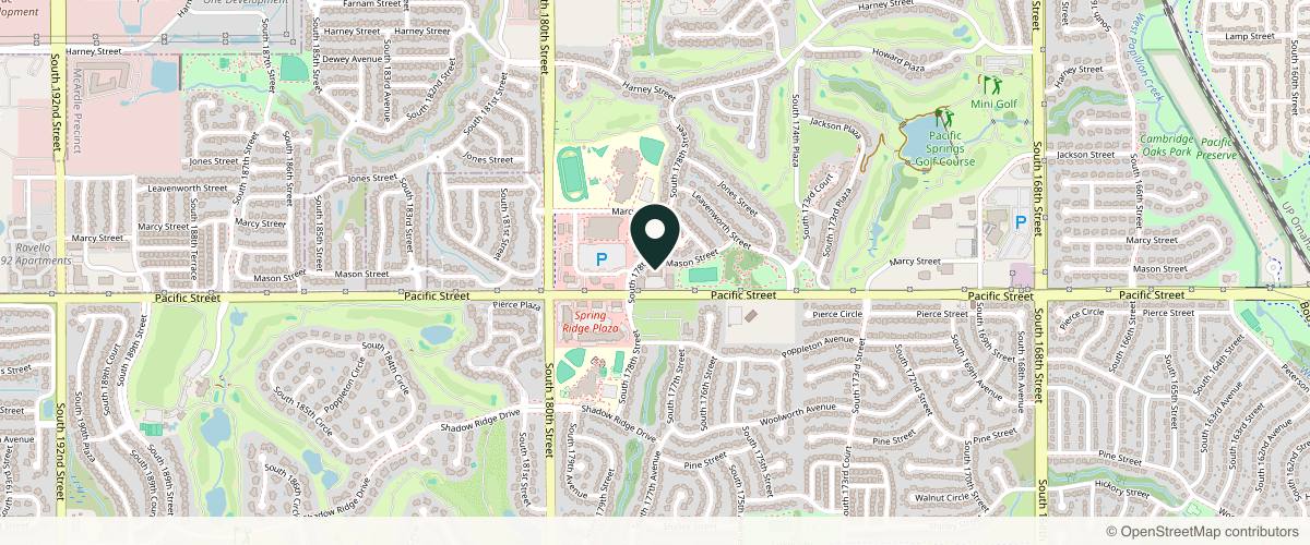 Map showing the exact location of G2 Aesthetics at Inside Michele Strom Permanent Make-up Studio, 17785 Mason St Ste 105, Omaha, NE 68118, USA