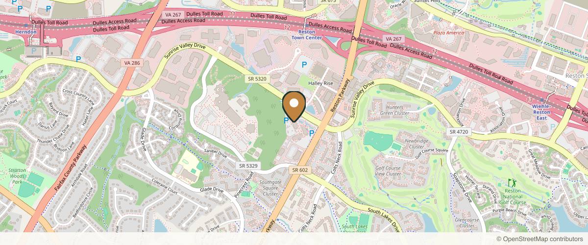 Map showing the exact location of Generations Medical Aesthetics at 12005 Sunrise Valley Dr Ste 160, Reston, VA 20191, USA