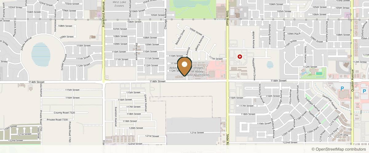 Map showing the exact location of Genesis MedSpa at 5302 114th St, Lubbock, TX 79424, USA
