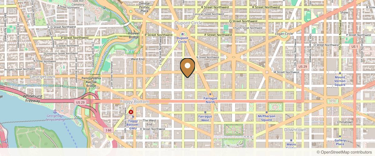 Map showing the exact location of Georgetown Allure Medical Spa at 1145 19th St NW #777, Washington, DC 20036, USA