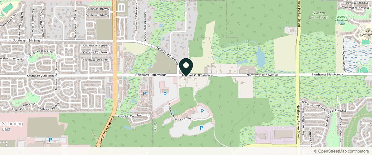Map showing the exact location of Glow Med Spa at 5420 NW 38th Ave #15, Camas, WA 98607, USA