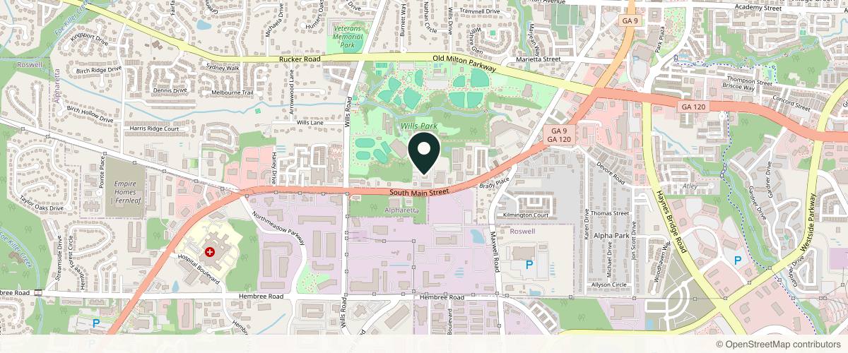 Map showing the exact location of Grace Aesthetics + Wellness at 11780 Northfall Ln Ste 301, Alpharetta, GA 30009, USA