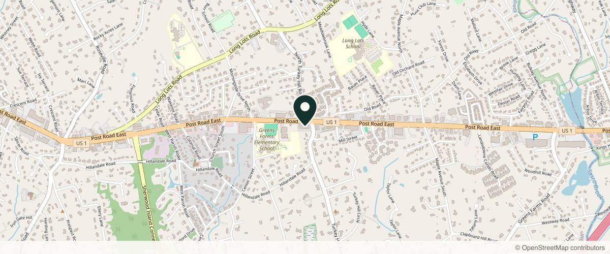Map showing the exact location of Grace Medical Aesthetics at 1254 Post Rd E, Westport, CT 06880, USA