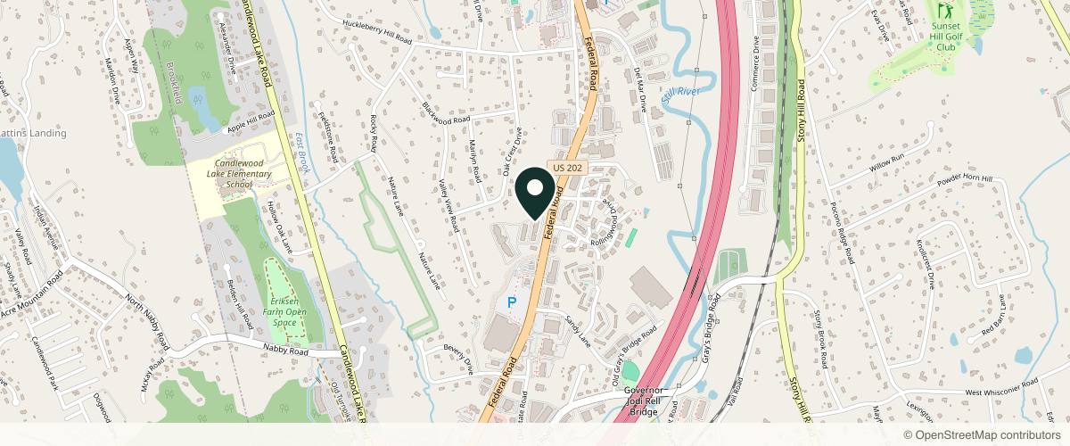 Map showing the exact location of Hailo Aesthetics at 246 Federal Rd Unit CL, 41 Office 1, Brookfield, CT 06804, USA
