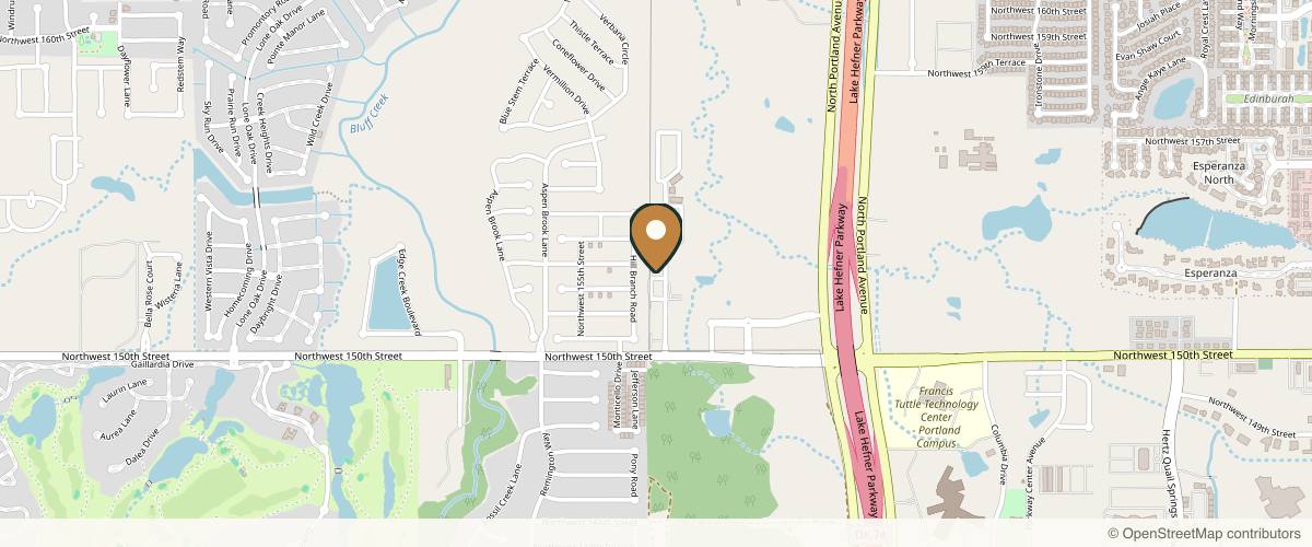 Map showing the exact location of HaleStorm Aesthetics and Wellness at 15301 Crown At Lone Oak Rd Ste A2, Edmond, OK 73013, USA
