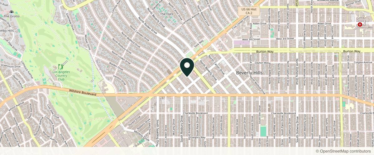Map showing the exact location of HALO Beverly Hills - Plastic Surgery & MedSpa at 433 N Camden Dr Ste 970A, Beverly Hills, CA 90210, USA